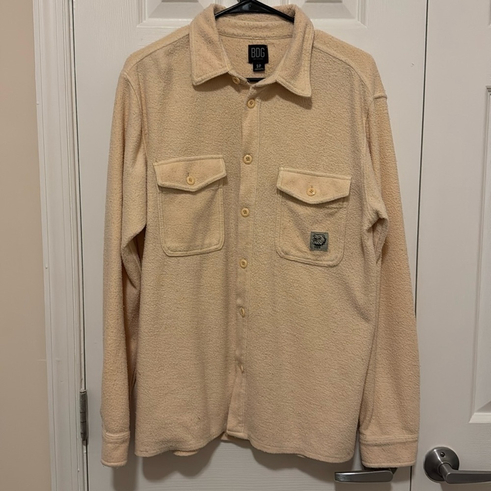 BDG Cream Over Shirts from Urban Outfitters (S)